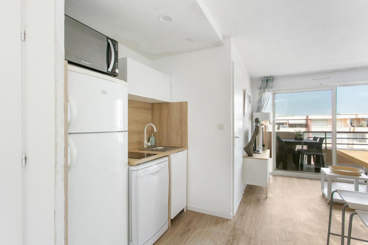 Appartement T3 Terrasse Vue Sur Mer, Piscine, Parking, Wifi Et Clim Sete Ngoại thất bức ảnh