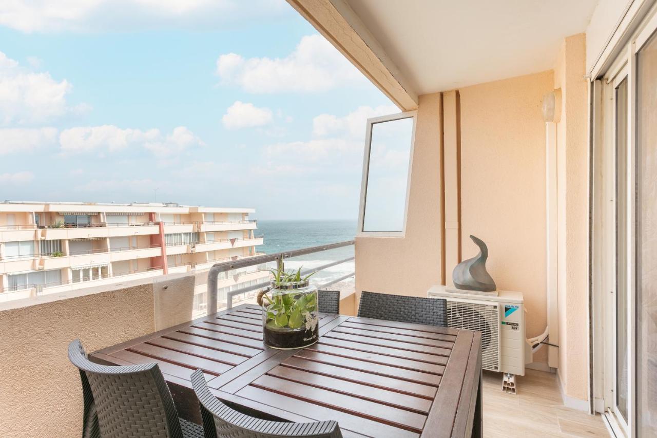 Appartement T3 Terrasse Vue Sur Mer, Piscine, Parking, Wifi Et Clim Sete Ngoại thất bức ảnh