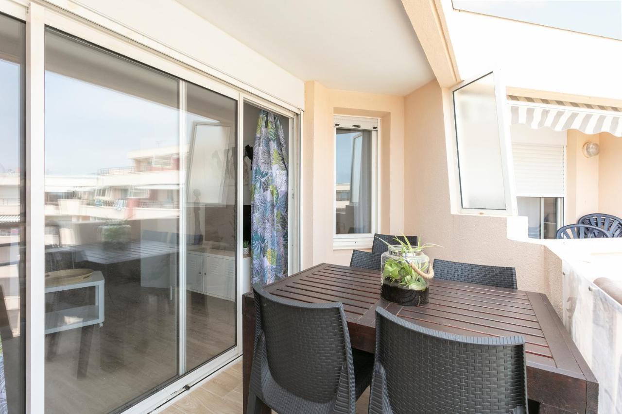 Appartement T3 Terrasse Vue Sur Mer, Piscine, Parking, Wifi Et Clim Sete Ngoại thất bức ảnh